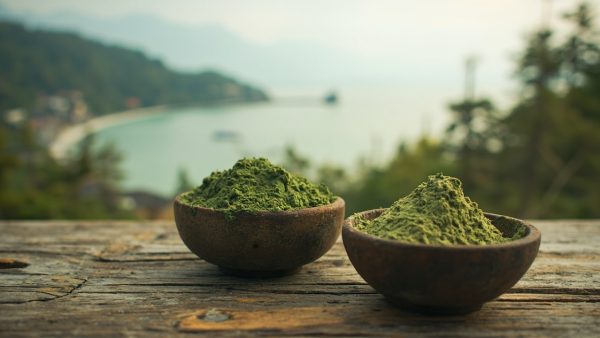 Kratom powder and botanicals — editorial image for a Bc Kratom review