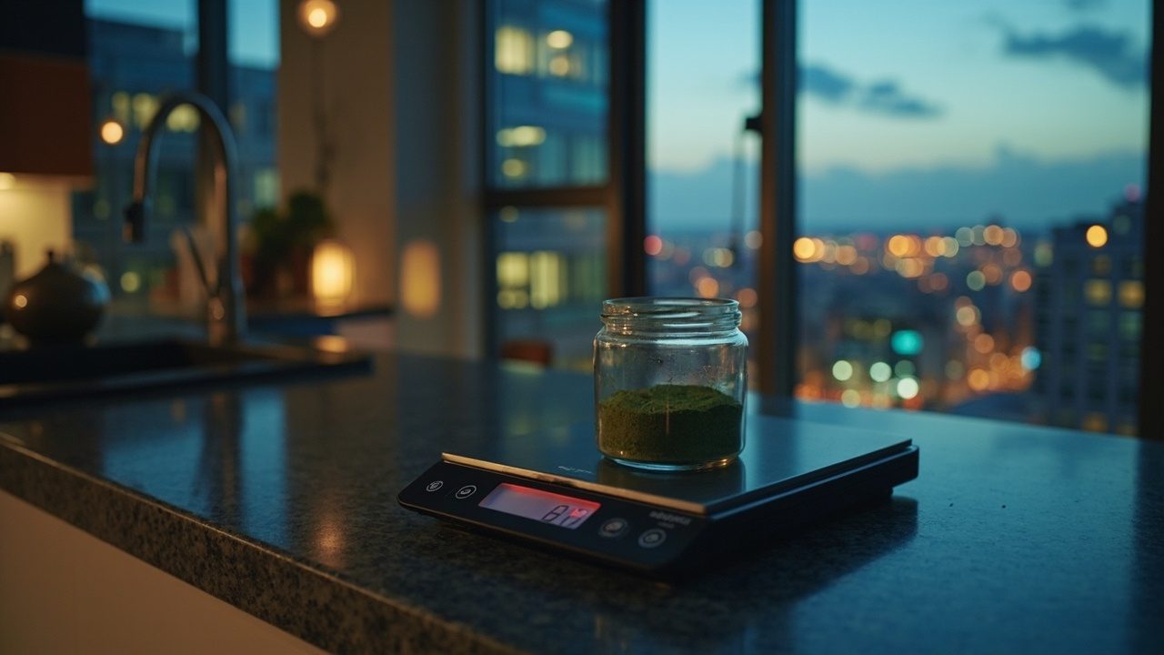 Kratom tea and powder in a Burnaby-inspired setting