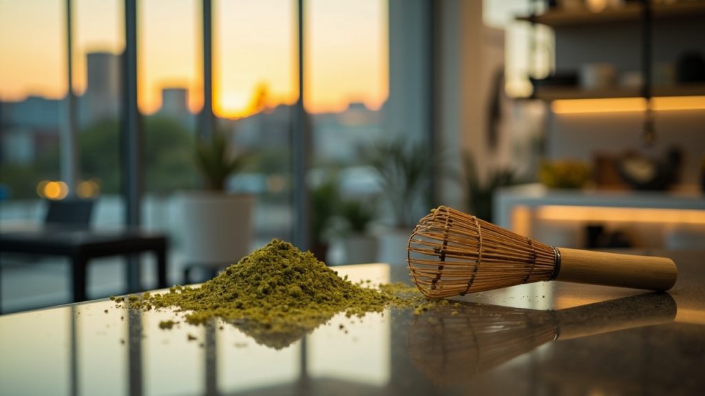 Kratom tea and powder in a Mississauga-inspired setting — Kratom Active delivers across Mississauga